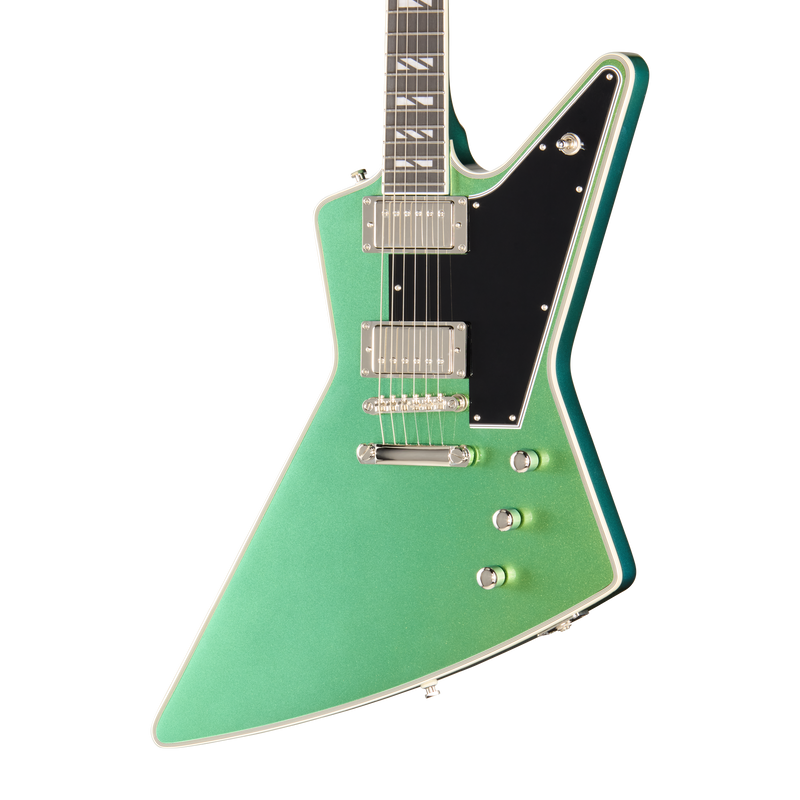 Guitarra eléctrica Epiphone Futura Explorer Custom, Dragonfly Shift — detalle del cuerpo