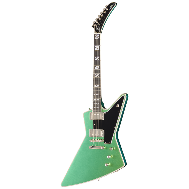 Guitarra eléctrica Epiphone Futura Explorer Custom, Dragonfly Shift — vista frontal