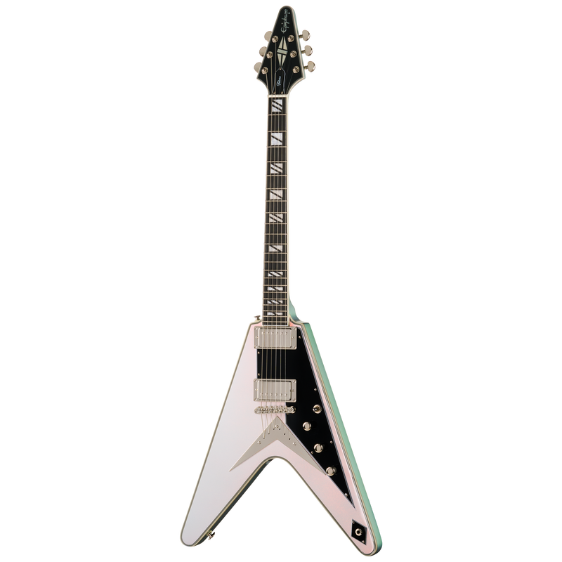 Guitarra Eléctrica Epiphone Futura Flying V Custom Quicksilver Shift — vista 1