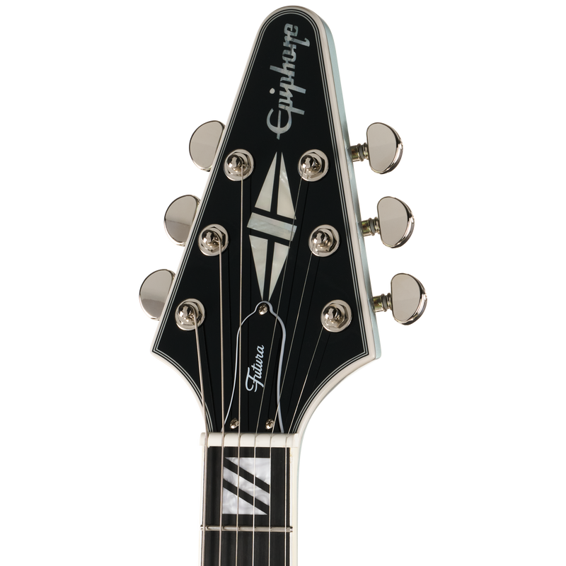 Guitarra Eléctrica Epiphone Futura Flying V Custom Quicksilver Shift — vista 4