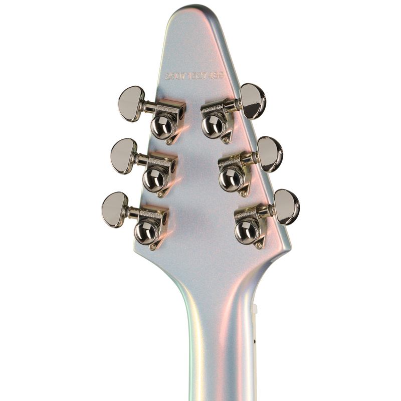 Guitarra Eléctrica Epiphone Futura Flying V Custom Quicksilver Shift — vista 5