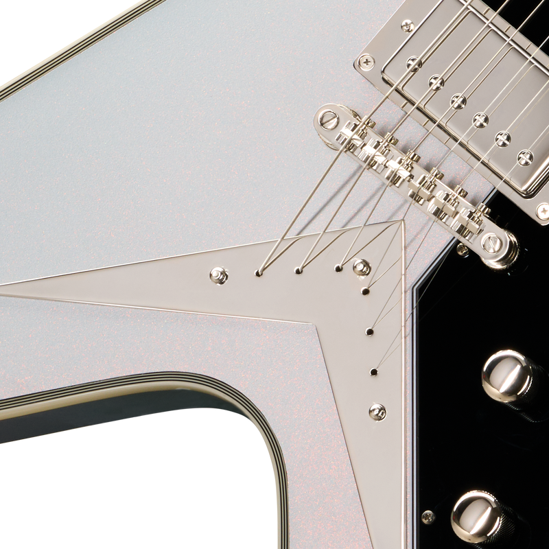 Guitarra Eléctrica Epiphone Futura Flying V Custom Quicksilver Shift — vista 6