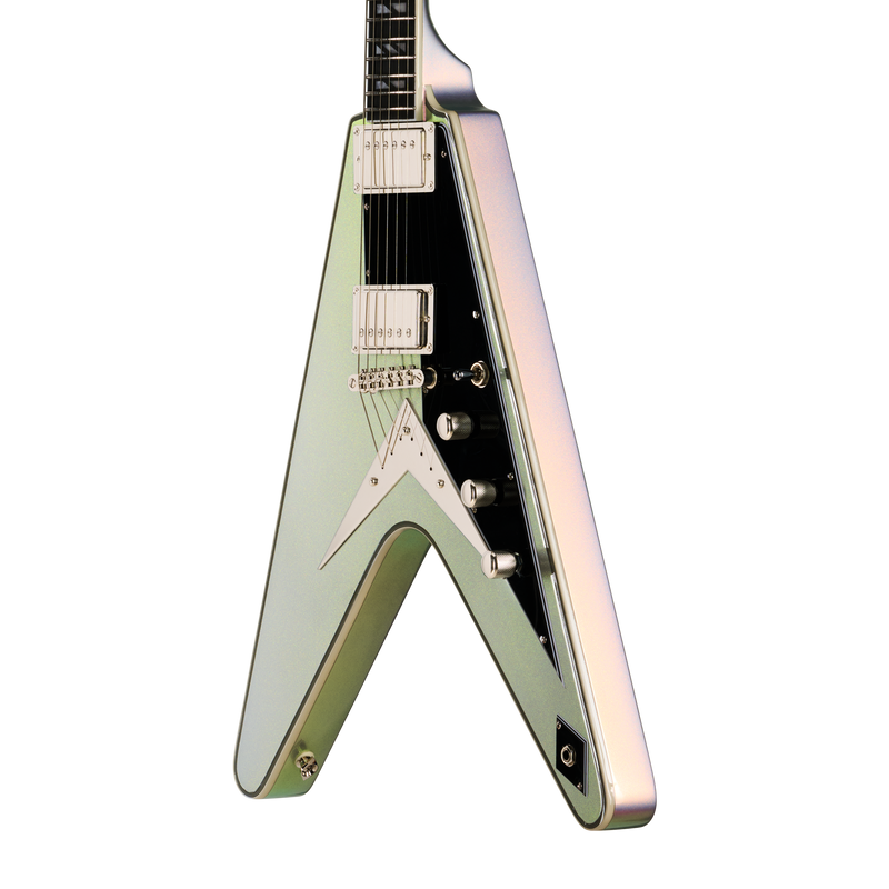 Guitarra Eléctrica Epiphone Futura Flying V Custom Quicksilver Shift — vista 8