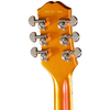 Guitarra eléctrica Epiphone Futura Les Paul Custom, Firestorm Shift — detalle posterior del clavijero