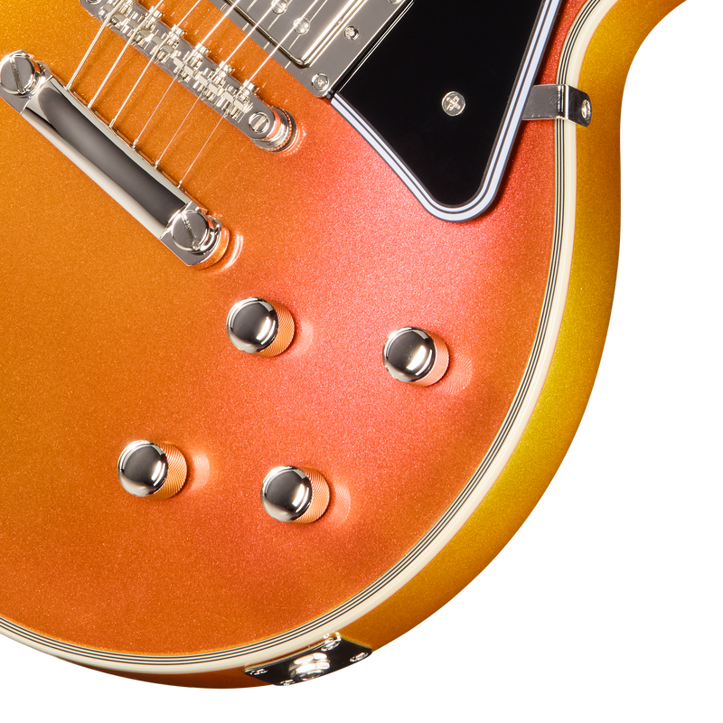 Guitarra eléctrica Epiphone Futura Les Paul Custom, Firestorm Shift — detalle de los controles