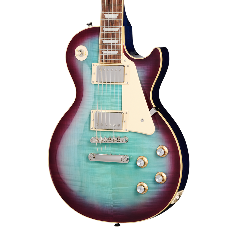 Guitarra Electrica Epiphone Lp Standard 60s Eiglp6bbnh1 60s Blueberry Burst Estuche