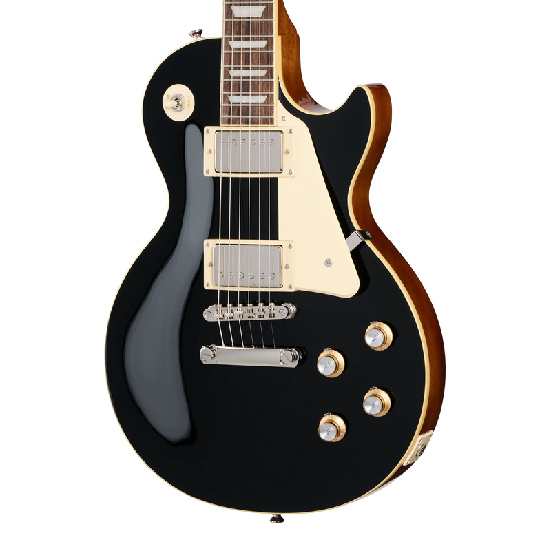 Guitarra eléctrica Epiphone Les Paul Standard 60s, Ebony — diapasón de laurel — detalle del cuerpo