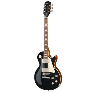 Guitarra eléctrica Epiphone Les Paul Standard 60s, Ebony — diapasón de laurel — vista frontal