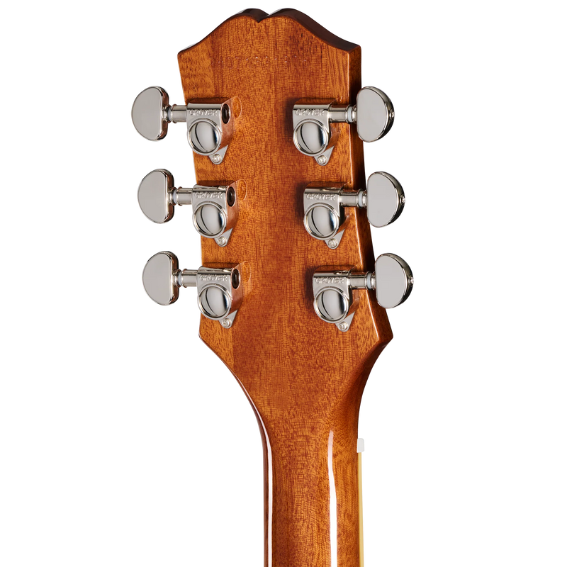 Guitarra eléctrica Epiphone Les Paul Standard 60s, Ebony — diapasón de laurel — detalle posterior del clavijero