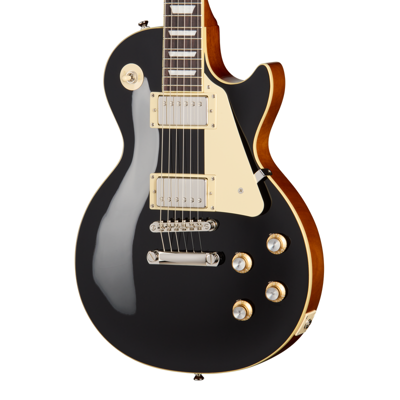 Guitarra eléctrica Epiphone Les Paul Standard 60s, Ebony — diapasón de palisandro — detalle del cuerpo