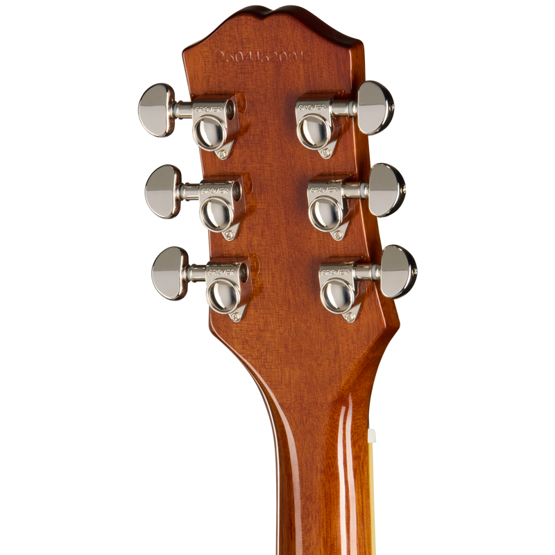 Guitarra eléctrica Epiphone Les Paul Standard 60s, Ebony — diapasón de palisandro — detalle posterior del clavijero