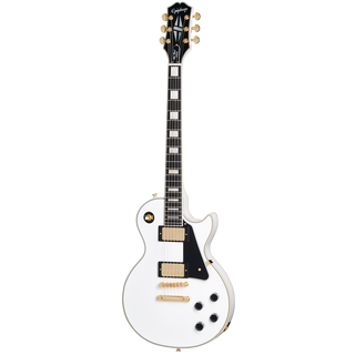 Guitarra Electrica Epiphone Lp Custom Alpine White Eiglpcawgh1