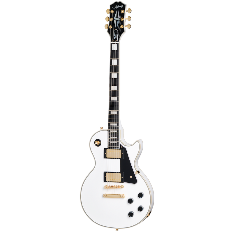 Guitarra Electrica Epiphone Lp Custom Alpine White Eiglpcawgh1