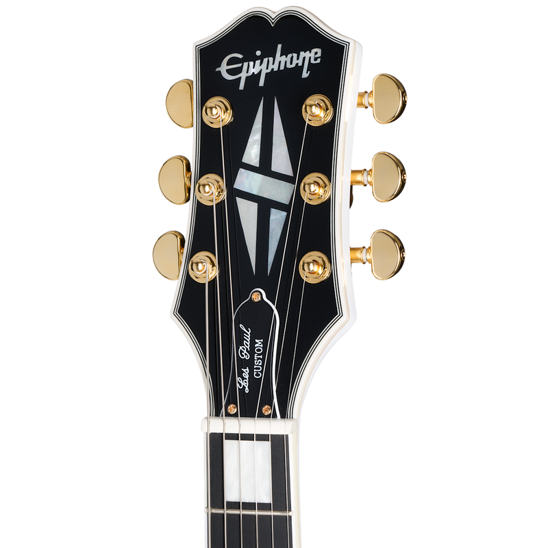 Guitarra Electrica Epiphone Lp Custom Alpine White Eiglpcawgh1