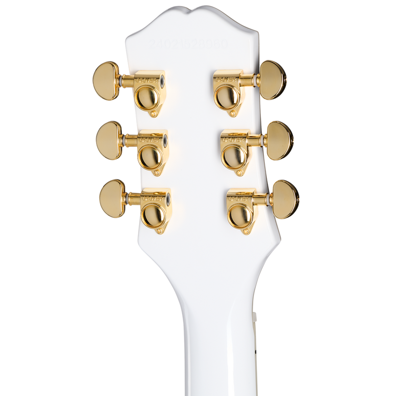Guitarra Electrica Epiphone Lp Custom Alpine White Eiglpcawgh1