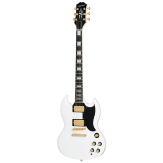Guitarra eléctrica Epiphone SG Custom, Alpine White — vista frontal