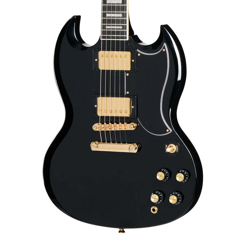 Guitarra eléctrica Epiphone SG Custom, Ebony — detalle del cuerpo