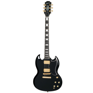 Guitarra eléctrica Epiphone SG Custom, Ebony — vista frontal
