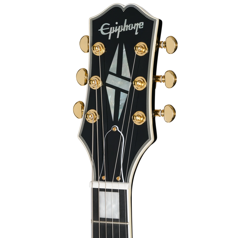 Guitarra eléctrica Epiphone SG Custom, Ebony — detalle del clavijero