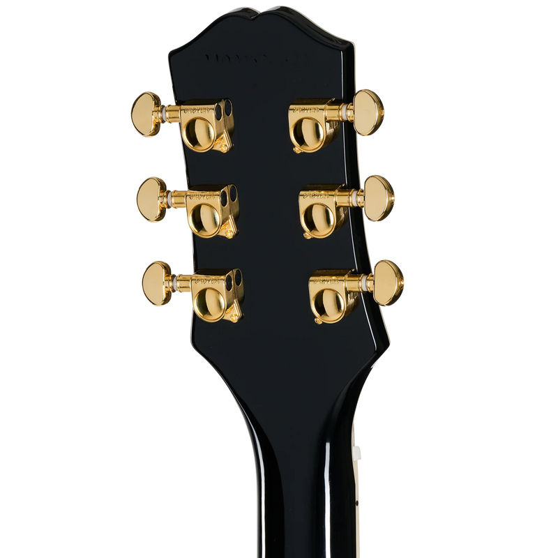 Guitarra eléctrica Epiphone SG Custom, Ebony — detalle posterior del clavijero