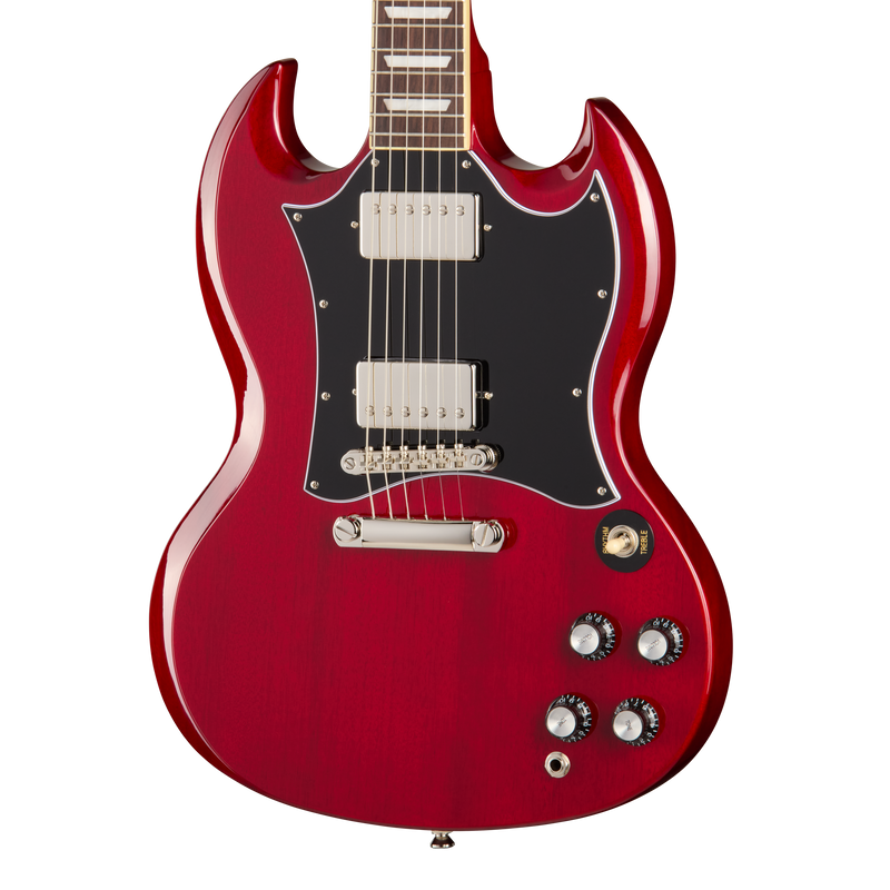 Guitarra eléctrica Epiphone SG Standard, Cherry — detalle del cuerpo
