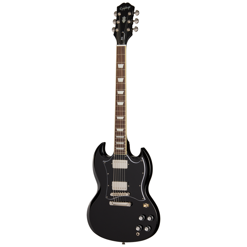 Guitarra eléctrica Epiphone SG Standard, Ebony — vista frontal