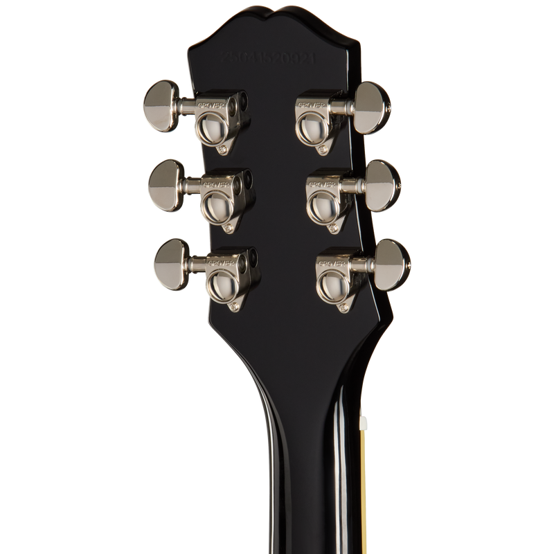 Guitarra eléctrica Epiphone SG Standard, Ebony — detalle posterior del clavijero