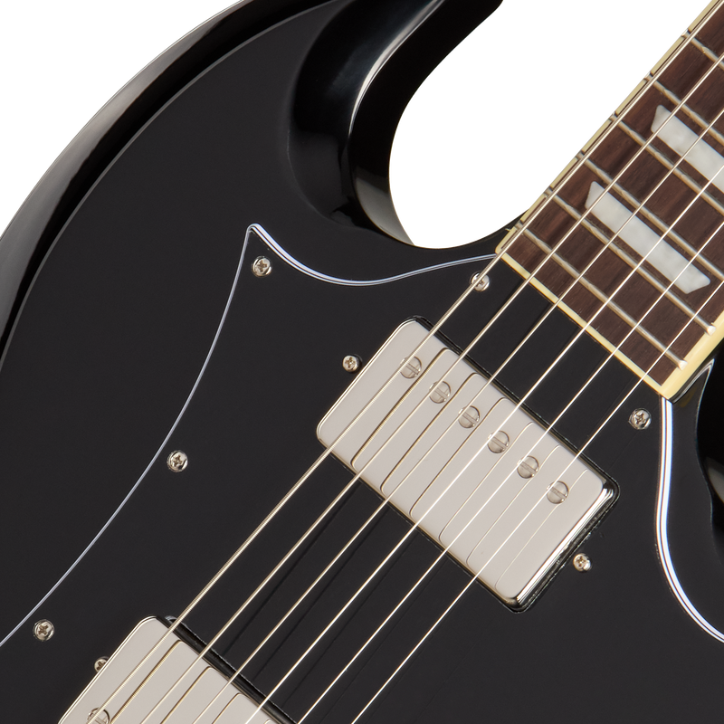 Guitarra eléctrica Epiphone SG Standard, Ebony — detalle de las pastillas