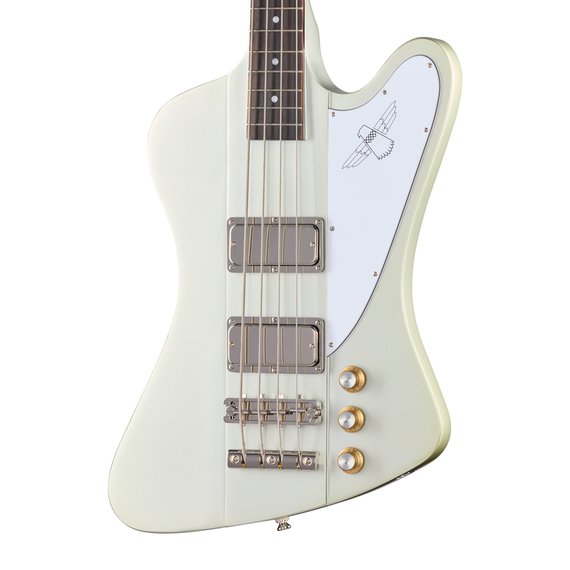 Bajo eléctrico Epiphone Thunderbird '64, Silver Mist — detalle del cuerpo