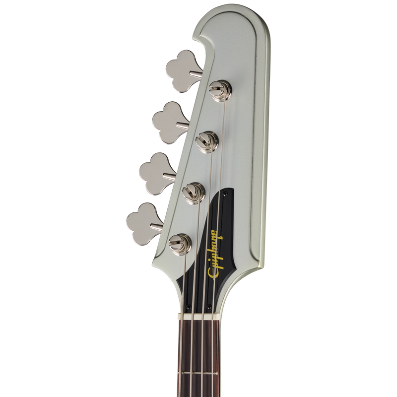 Bajo eléctrico Epiphone Thunderbird '64, Silver Mist — detalle del clavijero