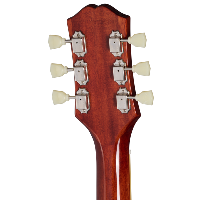 Guitarra eléctrica Epiphone Joe Bonamassa 1955 Les Paul Standard, Copper Iridescent — detalle posterior del clavijero