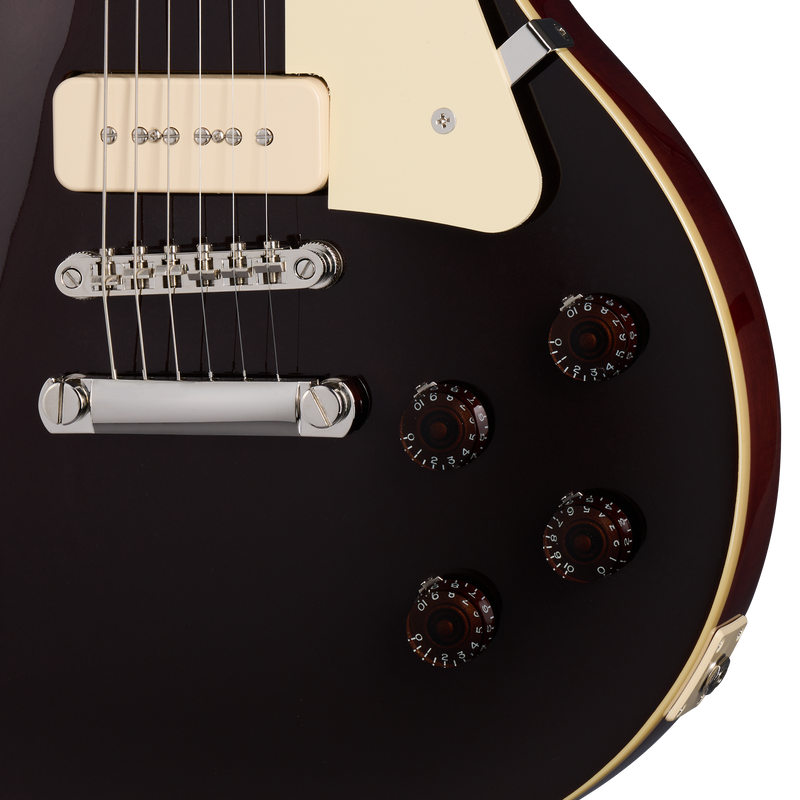 Guitarra eléctrica Epiphone Joe Bonamassa 1955 Les Paul Standard, Copper Iridescent — detalle de los controles