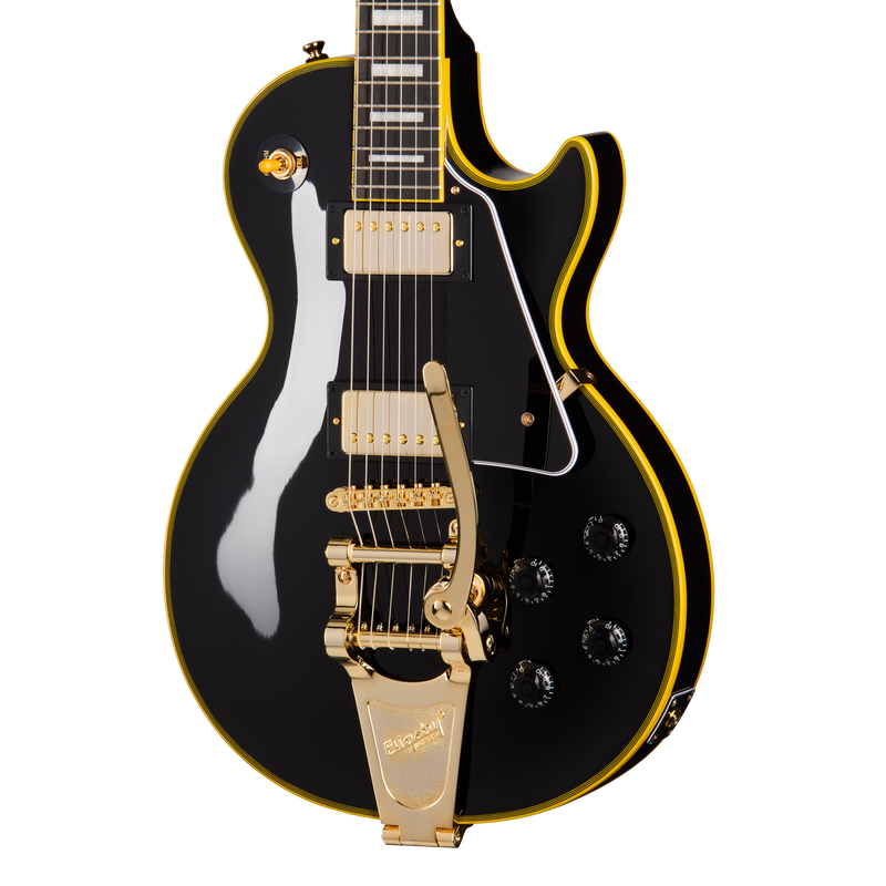 Guitarra Eléctrica Epiphone Joe Bonamassa 1959 Les Paul Custom, Antique Ebony EIJBLPCBGB1 — vista 1