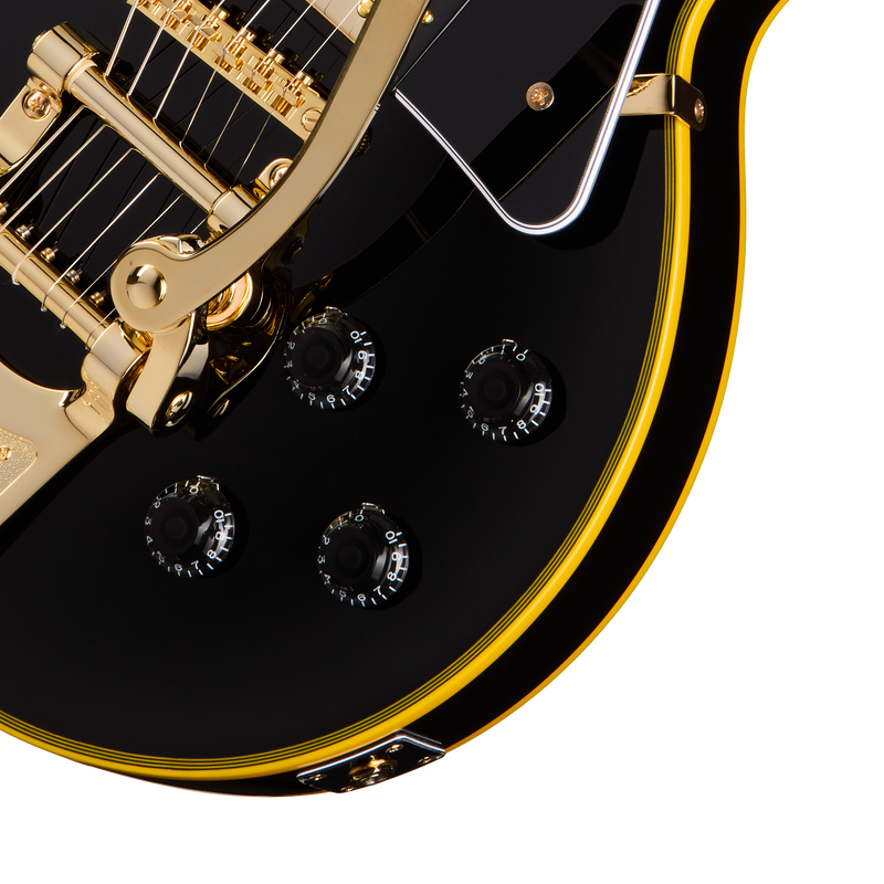 Guitarra Eléctrica Epiphone Joe Bonamassa 1959 Les Paul Custom, Antique Ebony EIJBLPCBGB1 — vista 8