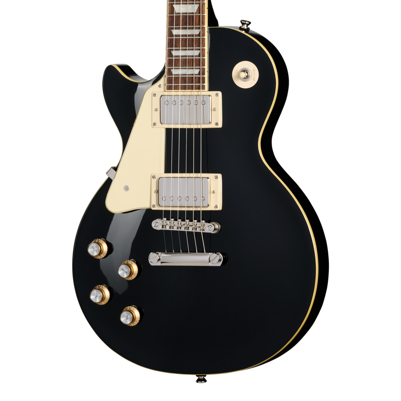 Guitarra eléctrica Epiphone Les Paul Standard 60s, para zurdos, Ebony — detalle del cuerpo