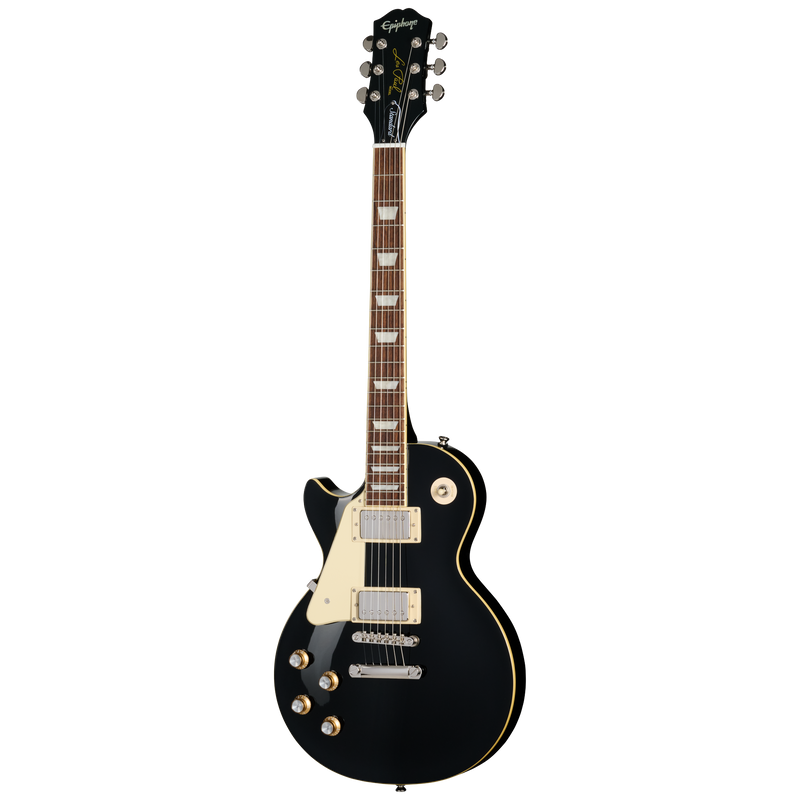 Guitarra eléctrica Epiphone Les Paul Standard 60s, para zurdos, Ebony — vista frontal