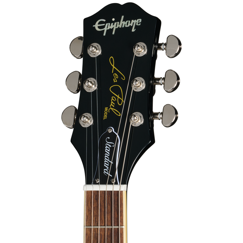 Guitarra eléctrica Epiphone Les Paul Standard 60s, para zurdos, Ebony — detalle del clavijero