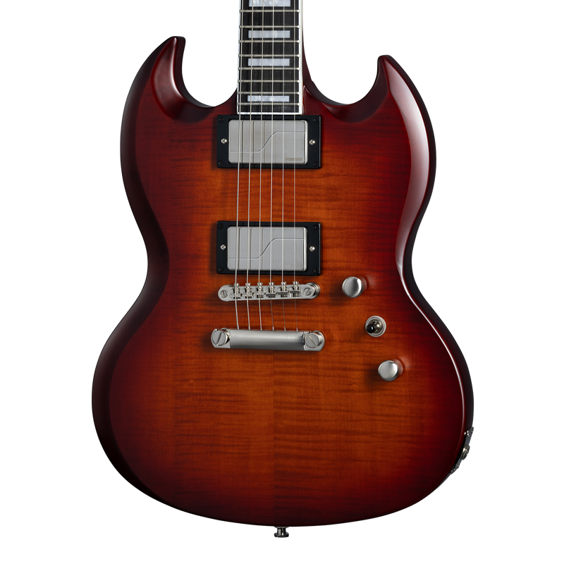 Guitarra Eléctrica Epiphone SG Prophecy, Aged Bengal Tiger Burst EISGYABTBN1 — vista 1