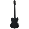 Guitarra eléctrica Epiphone SG Prophecy, Aged Jet Black Metallic — vista posterior