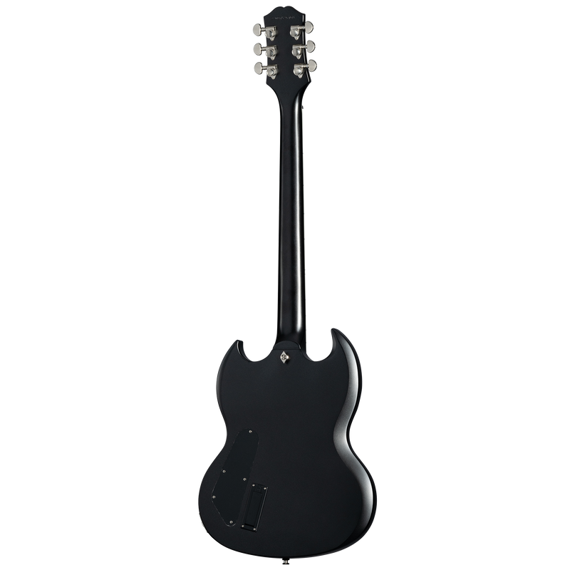 Guitarra eléctrica Epiphone SG Prophecy, Aged Jet Black Metallic — vista posterior