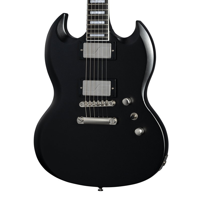 Guitarra eléctrica Epiphone SG Prophecy, Aged Jet Black Metallic — detalle del cuerpo