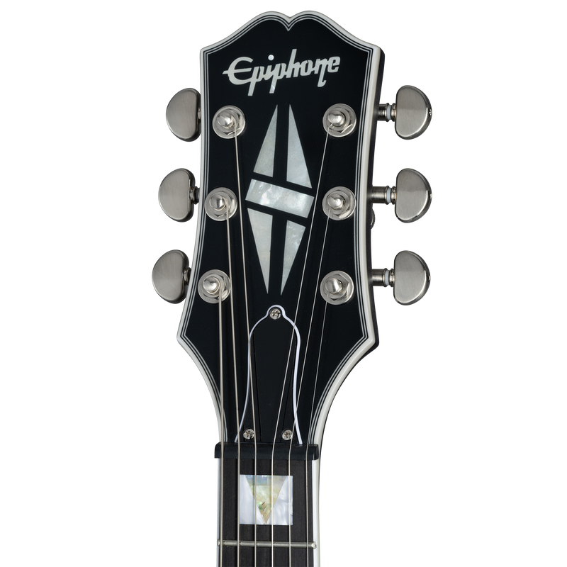 Guitarra eléctrica Epiphone SG Prophecy, Aged Jet Black Metallic — detalle del clavijero