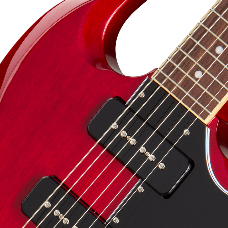 Guitarra eléctrica Epiphone SG Special P-90, Cherry — detalle de las pastillas