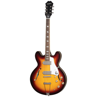 Guitarra eléctrica Epiphone Casino, Vintage Sunburst — vista frontal