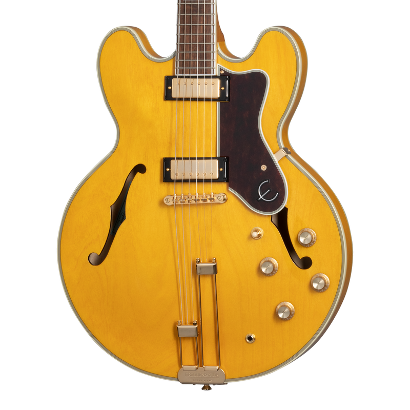 Guitarra eléctrica Epiphone Sheraton, Antique Natural — detalle del cuerpo