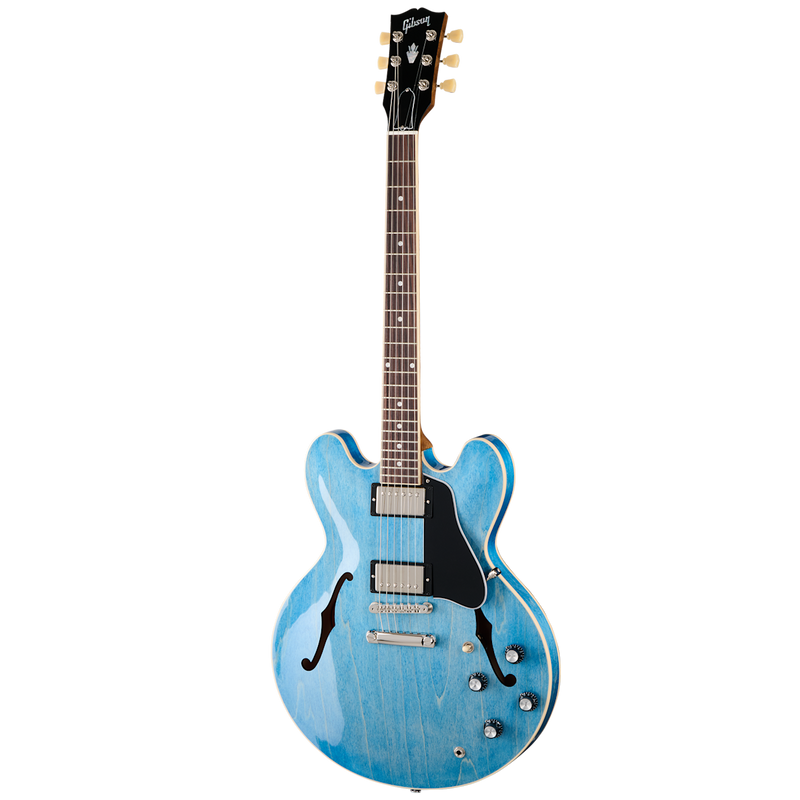 Guitarra Electrica Gibson Es-335 Es3500obnh1 Azul Océano