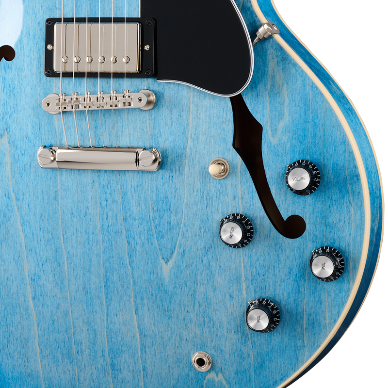 Guitarra Electrica Gibson Es-335 Es3500obnh1 Azul Océano