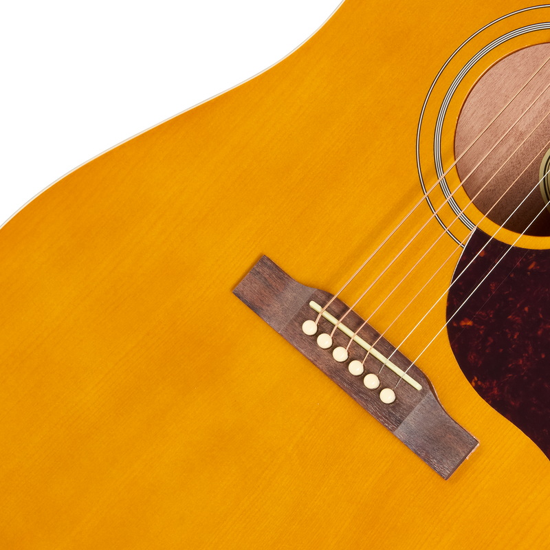 Guitarra Acústica Epiphone Hummingbird Tribute Antique Natural — vista 8