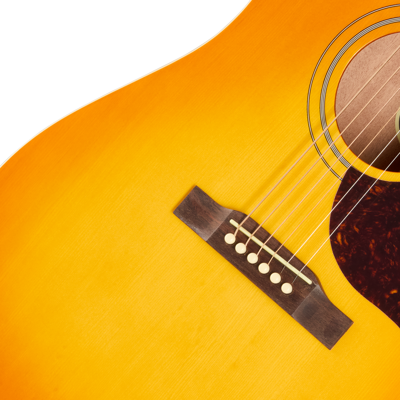 Guitarra Acústica Epiphone Hummingbird Tribute Heritage Cherry Sunburst — vista 8