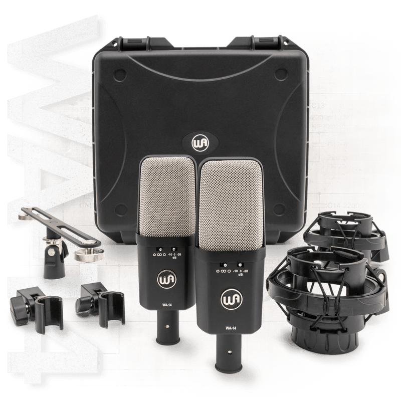 Par De Micrófonos De Condensador Warm Audio WA-14SP — vista 3